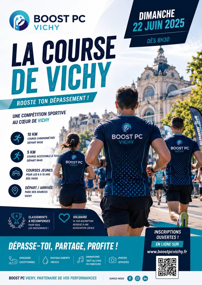 Visuel sportif événementiel généré avec l'IA